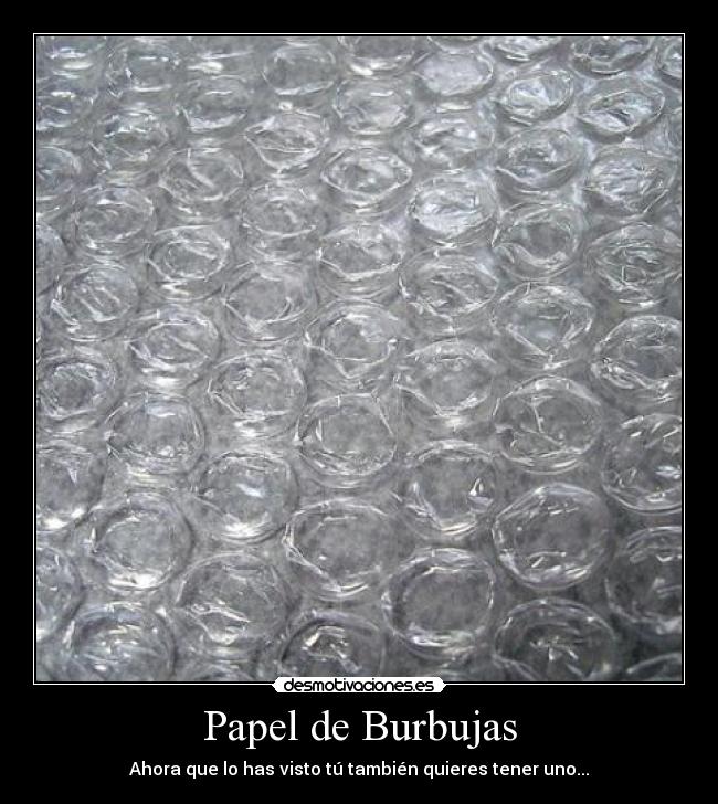 Papel de Burbujas -