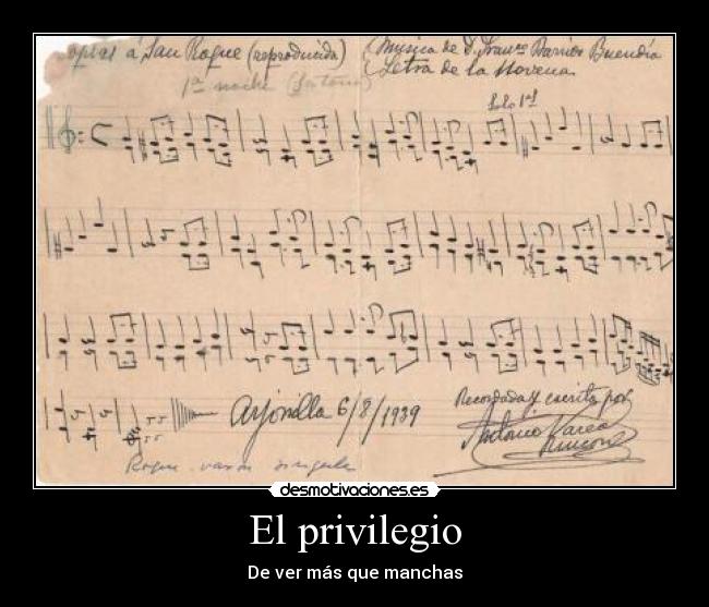 El privilegio -