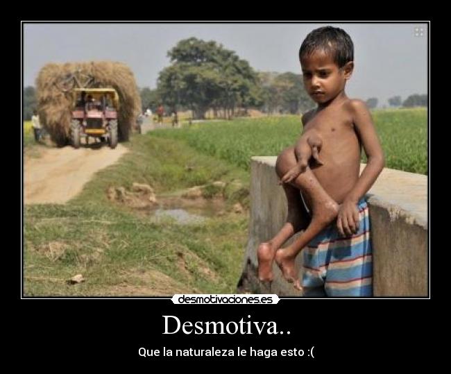 Desmotiva.. - Que la naturaleza le haga esto :(