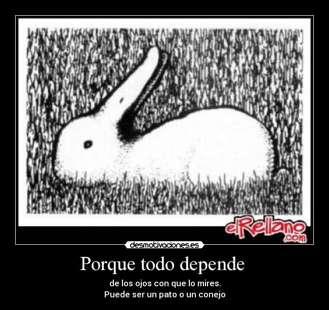 Porque todo depende -