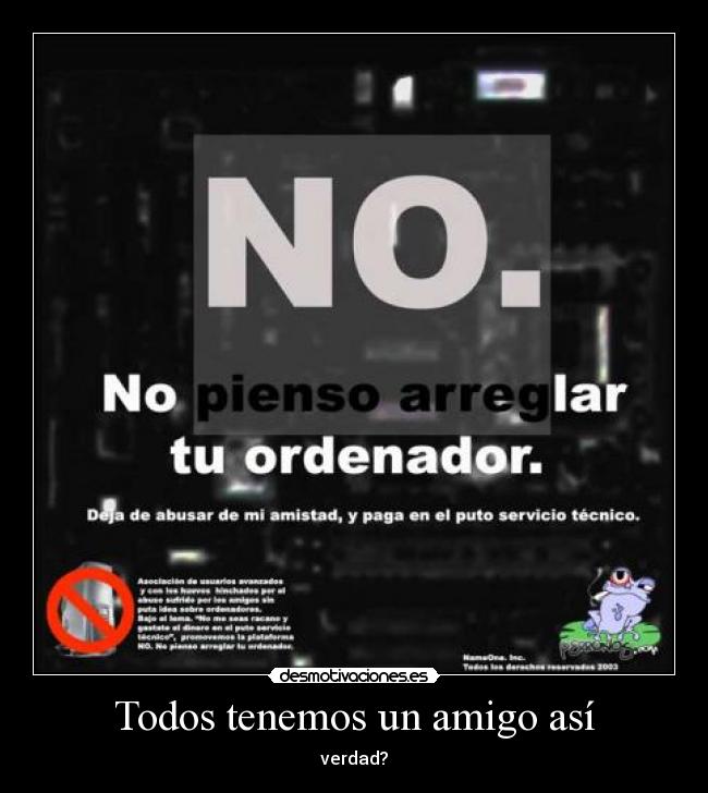 Todos tenemos un amigo así - 