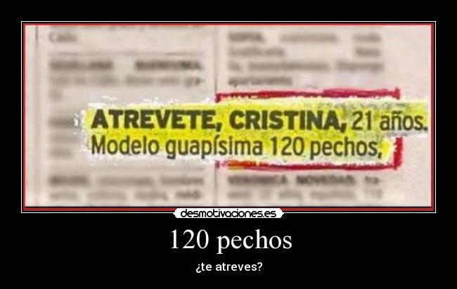 120 pechos - ¿te atreves?