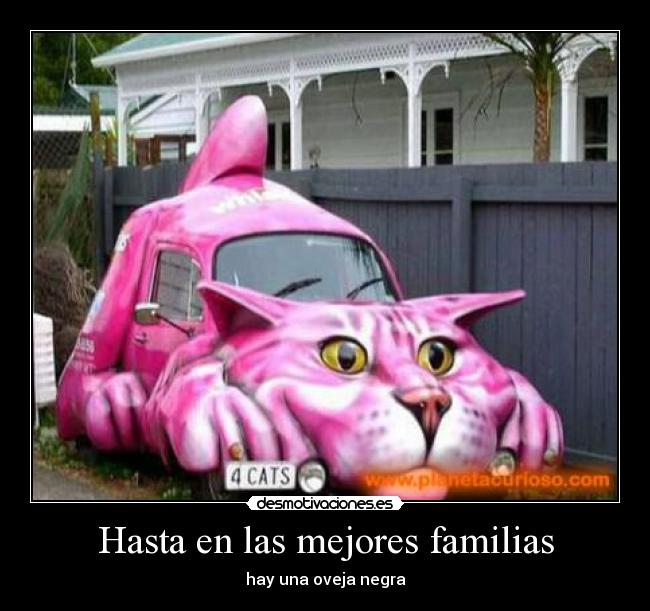 Hasta en las mejores familias - hay una oveja negra