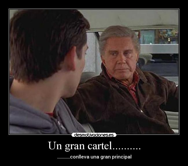 Un gran cartel.......... -