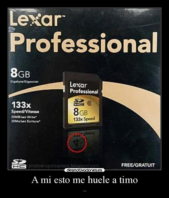 A mi esto me huele a timo - 