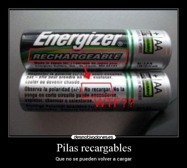 Pilas recargables - 
