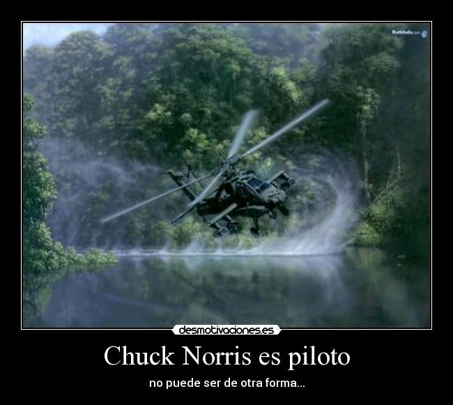 Chuck Norris es piloto - 