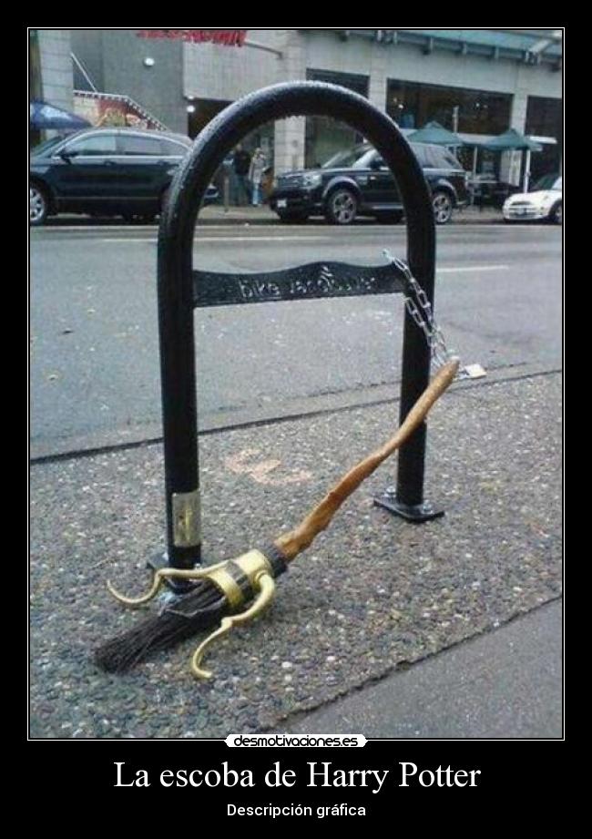 La escoba de Harry Potter -