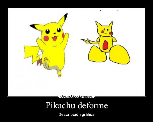 Pikachu deforme - 