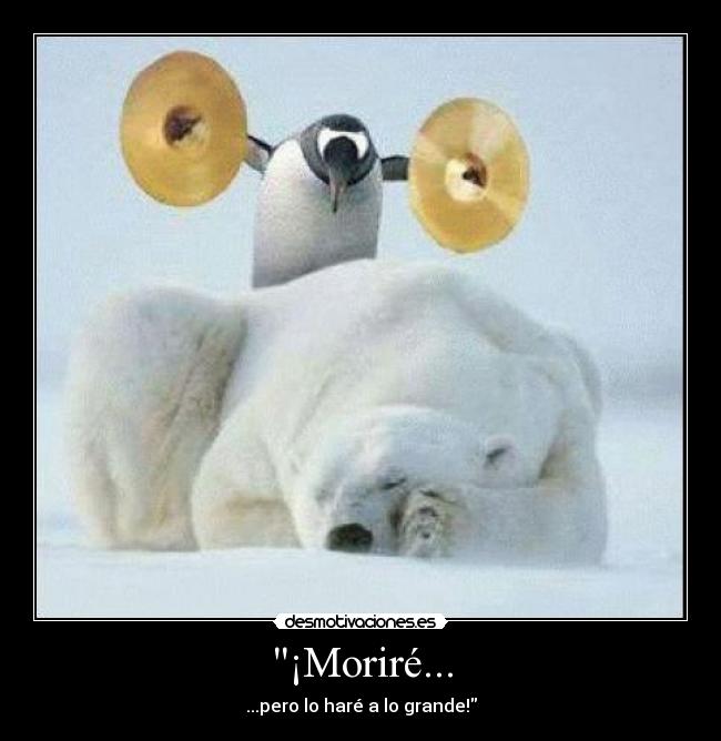 ¡Moriré... - 