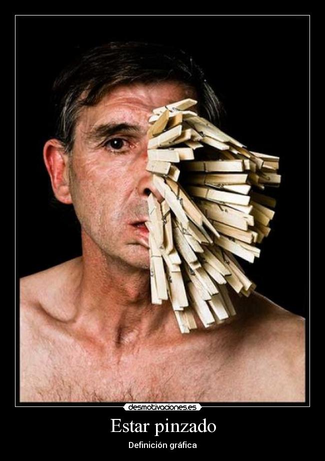 Estar pinzado - Definición gráfica