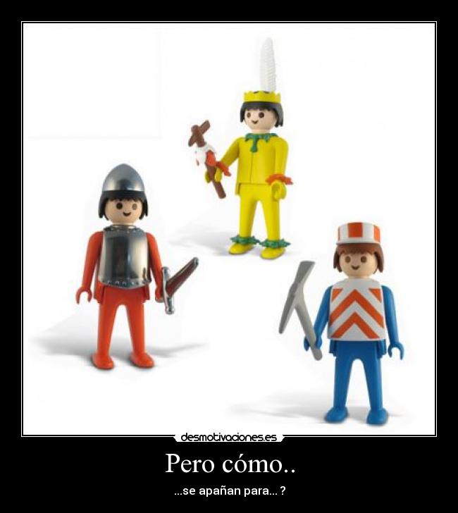 carteles playmobil desmotivaciones