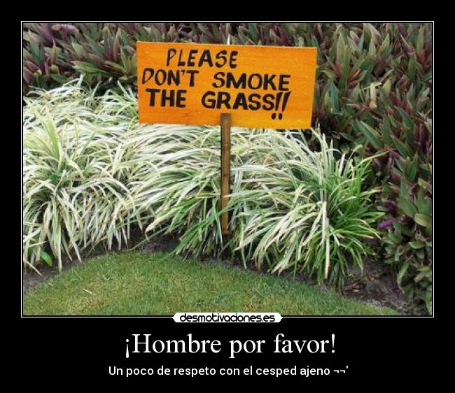 ¡Hombre por favor! -