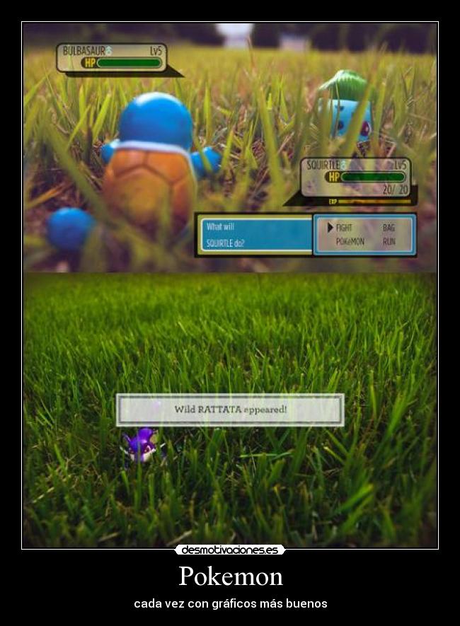 Pokemon - cada vez con gráficos más buenos