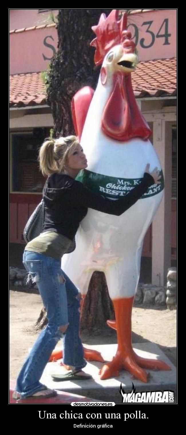 Una chica con una polla. - 