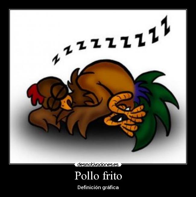 Pollo frito - Definición gráfica