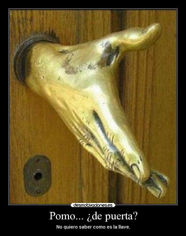 Pomo... ¿de puerta? - 