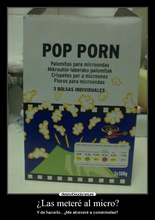 carteles las metere micro desmotivaciones