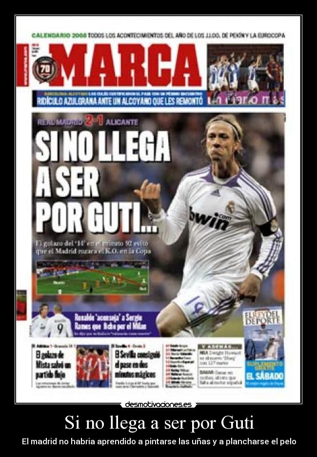 carteles guti madrid barca futbol periodico as marca sport principal desmotivacion desmotivaciones