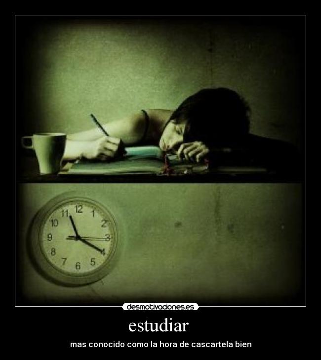 estudiar -