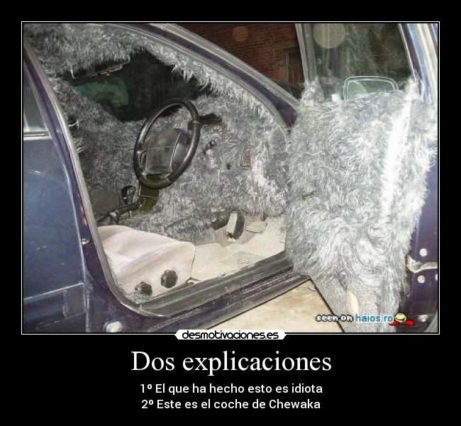 Dos explicaciones -