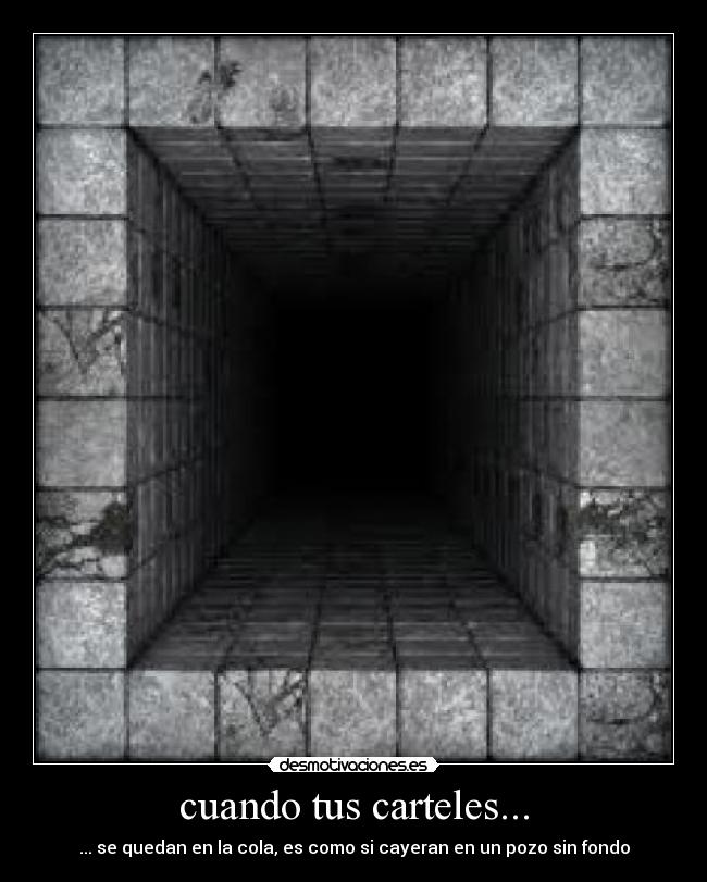 cuando tus carteles... -