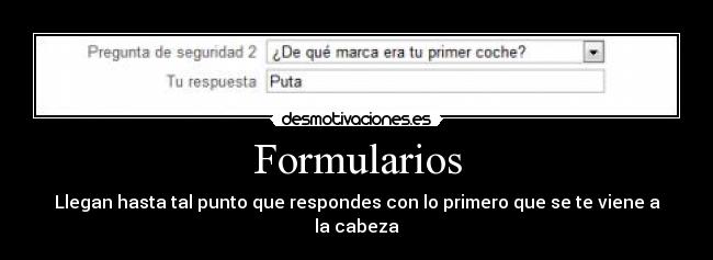 Formularios -