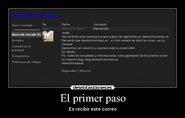 El primer paso -
