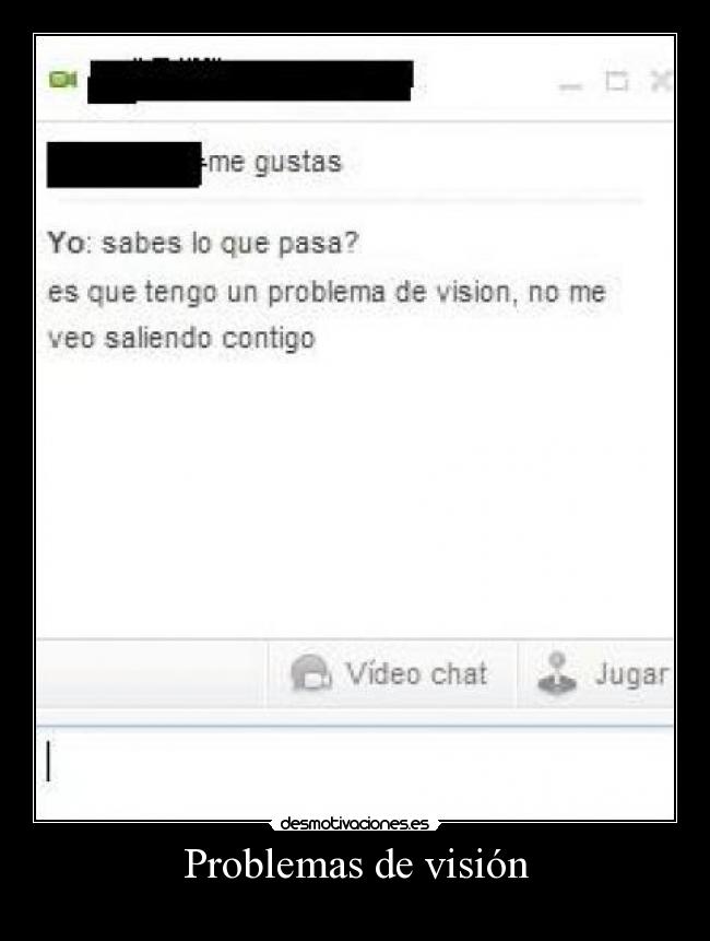Problemas de visión - 
