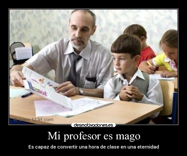 Mi profesor es mago -