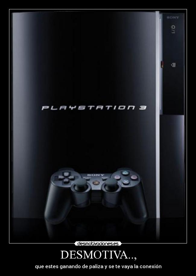 DESMOTIVA.., - que estes ganando de paliza y se te vaya la conexión