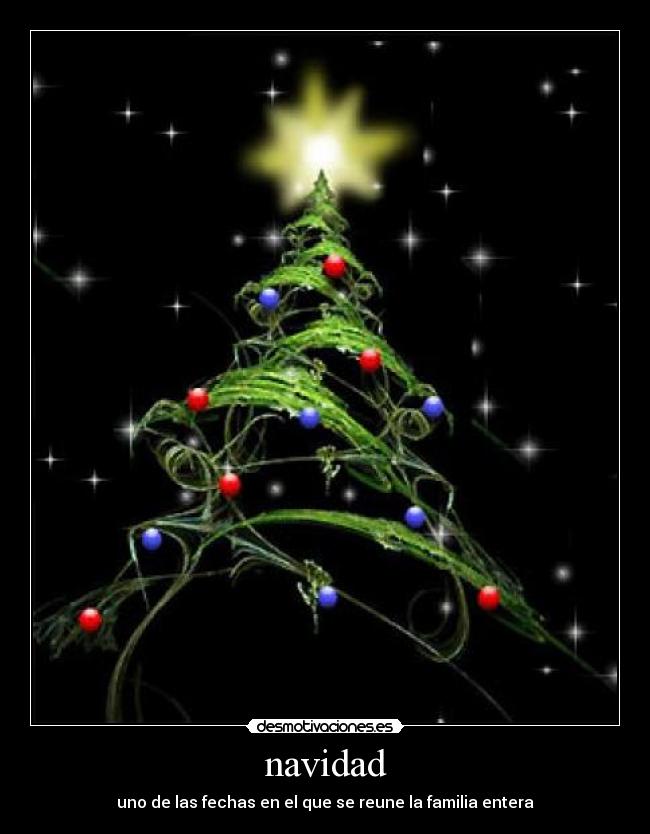 navidad - uno de las fechas en el que se reune la familia entera