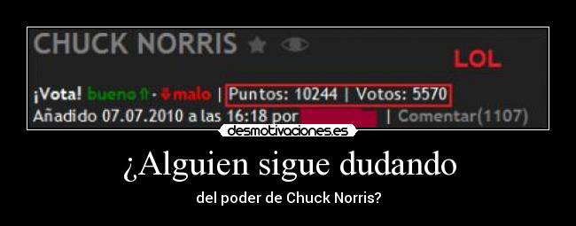 ¿Alguien sigue dudando -