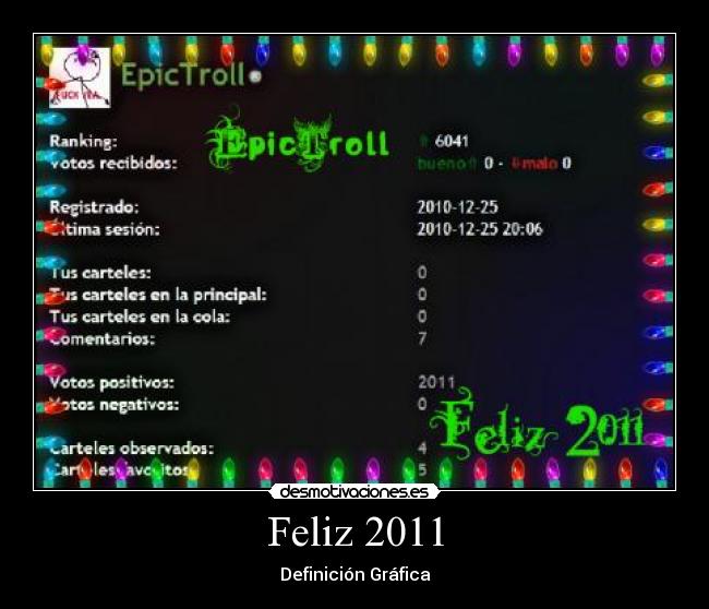 carteles feliz 2011 desmotivaciones