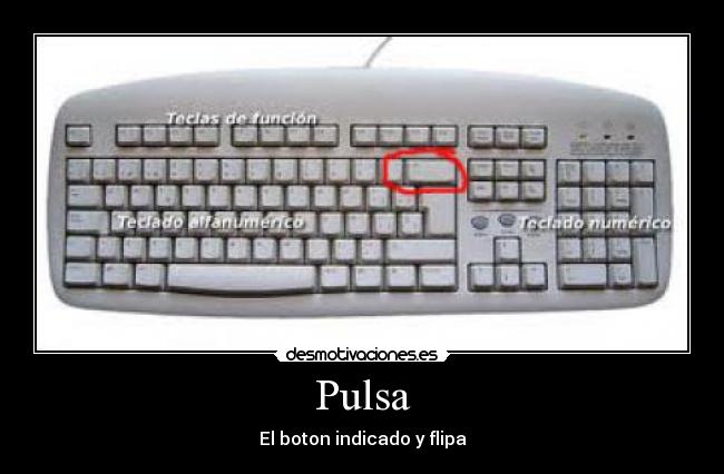 Pulsa - El boton indicado y flipa