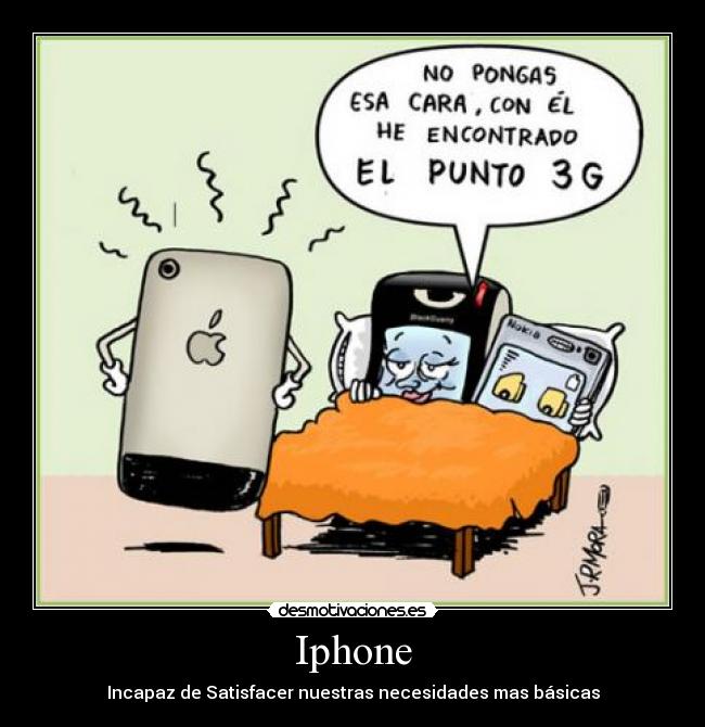 carteles iphone desmotivaciones