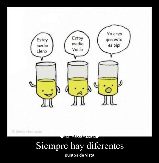 Siempre hay diferentes -