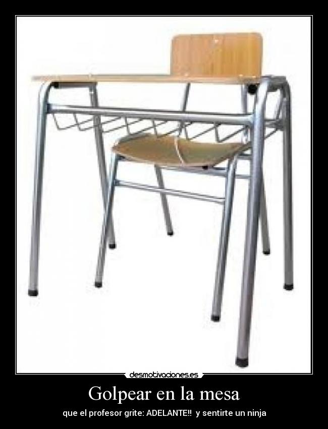 Golpear en la mesa -