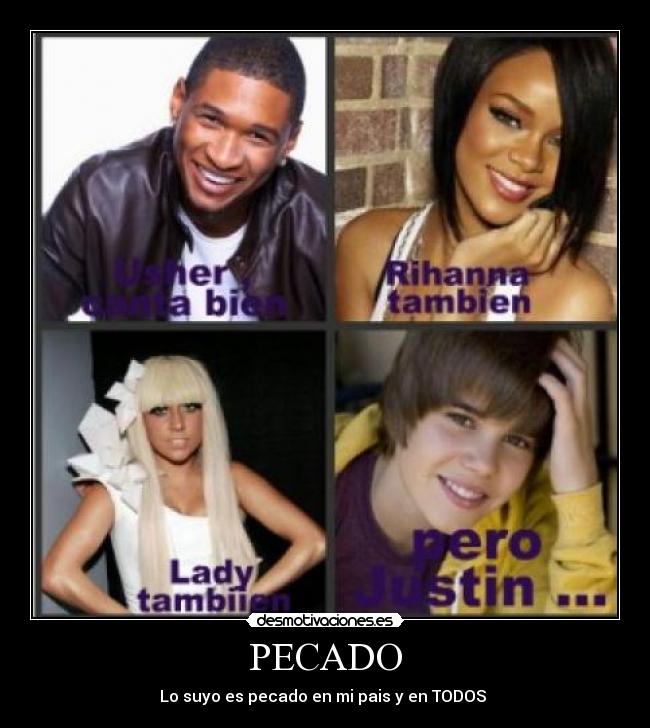 PECADO - Lo suyo es pecado en mi pais y en TODOS