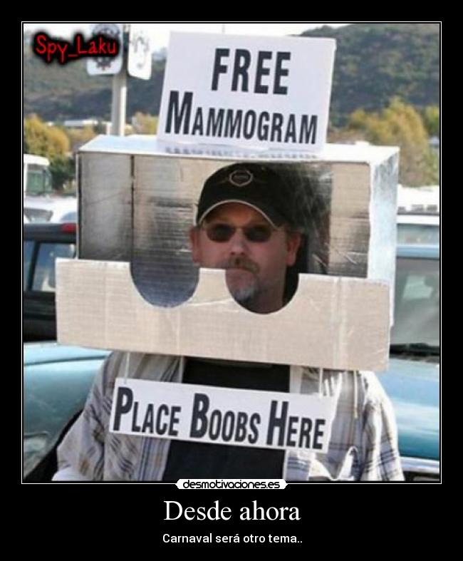 Desde ahora - Carnaval será otro tema..