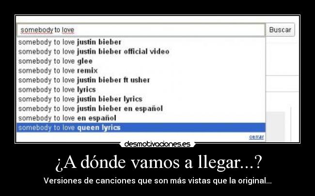 ¿A dónde vamos a llegar...? -