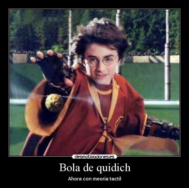 Bola de quidich - Ahora con meoria tactil