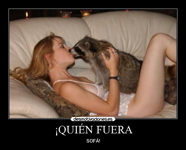 ¡QUIÉN FUERA - SOFÁ!