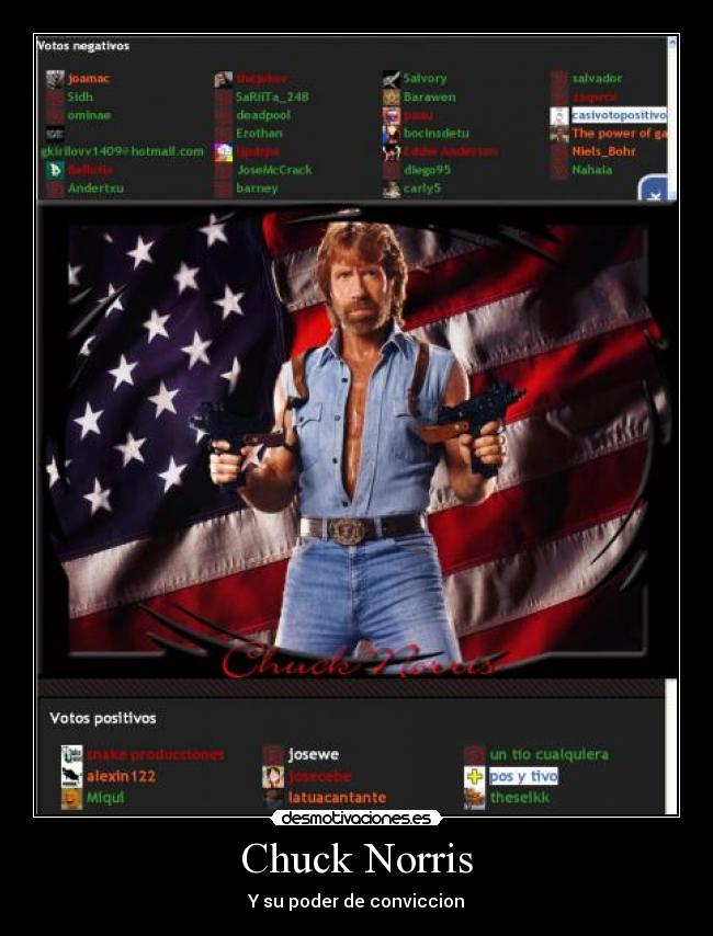 Chuck Norris - Y su poder de conviccion