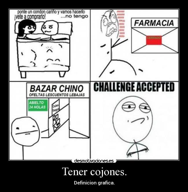 carteles challengeaccepted desmotivaciones