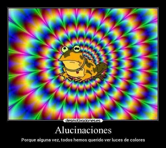 Alucinaciones - Porque alguna vez, todos hemos querido ver luces de colores