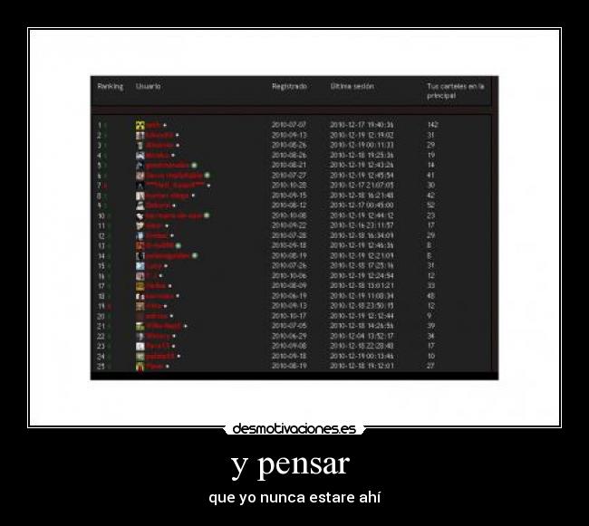 y pensar -
