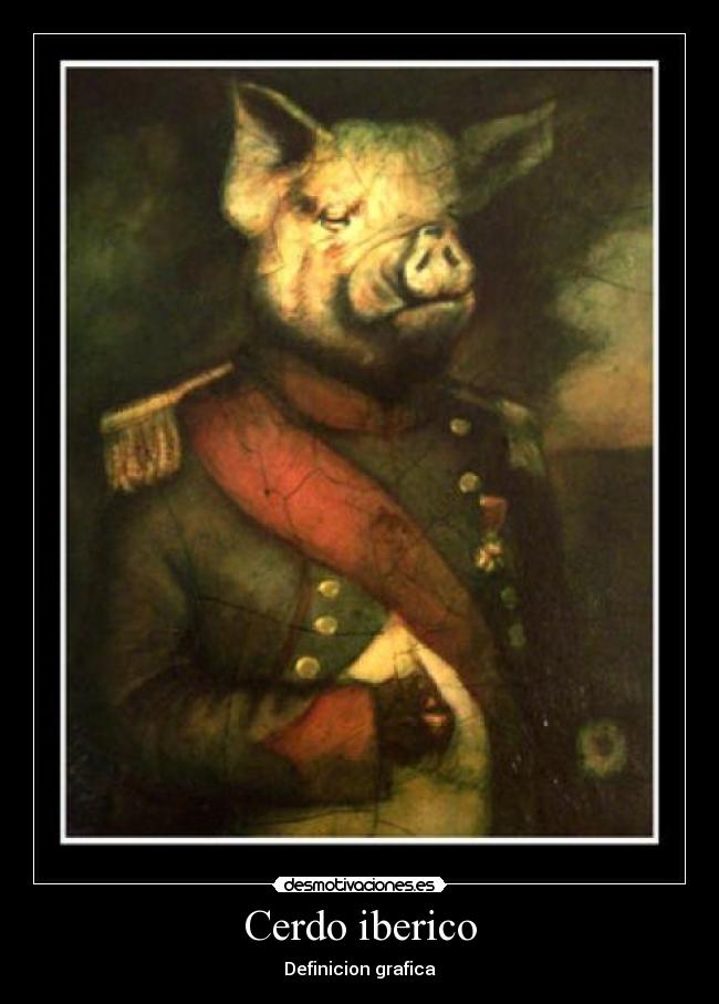 Cerdo iberico - Definicion grafica