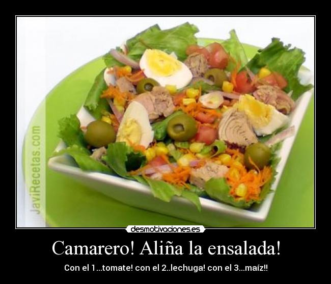 carteles camarero que camarero que desmotivaciones