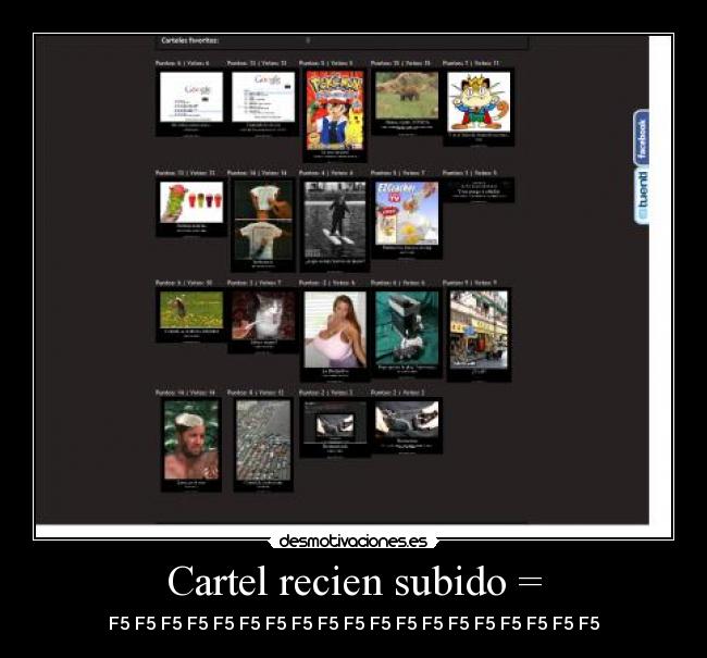 carteles cartel recien subido desmotivaciones